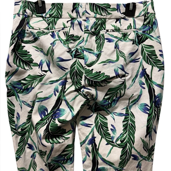 Kenar Tropical Leaf Print Women’s Pants Size 6 Tropical Resortwear Beach Vacay - Picture 7 of 15
